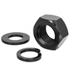 Tianzhuo Hardware Grade 8.8 high-strength hexagonal nut screw nut flat washer spring washer set combination MM2M3M4M5M6M8-M30 M16 (1 set)