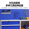 Kaiyuan four-draw back hanging pulley metal tool cabinet heavy-duty low cabinet hardware store workshop auto repair locker parts cabinet mobile tool cart KY-GJG08