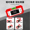 Delixi Electric Inclinometer Digital Display High-Precision Laser Level Angle Measuring Instrument Multi-functional Magnetic Angle Meter Slope Meter Tape Measure Package Lithium Battery Direct Charging/Dual-Axis Measurement Lifetime Warranty/Free Invoicing