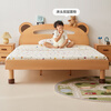 Jingdong Home Furnishing Bear Solid Wood Children's Bed AA Grade Beech Cartoon Style 1.5 2 Meters