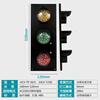 Customized sliding contact line power indicator light for traveling crane crane three-phase three-color signal light LED380VHXC HCX-FB-50/3 explosion-proof type