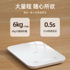 Haier electronic kitchen portable scale high-precision household baking tools food supplement 0.1g small weighing USB rechargeable battery model long-lasting glass panel thickening 0.001kg high-precision/rechargeable model
