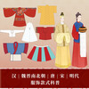 Chinese Trend Illustrated Hanfu Wearing Styles