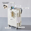 Guangludi expandable front-opening student suitcase trolley case for men with large capacity password suitcase for women small boarding suitcase front opening zipper case / off-white + dry and wet separation 20 inches boarding style + dual charging ports + expandable