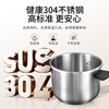 Shuangxi pressure cooker 304 stainless steel gas induction cooker universal household explosion-proof pressure cooker one-hand opening and closing 22CM/7L