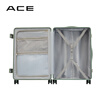 ACE/Avocado2-F Lightweight Aluminum Frame Boarding Suitcase Front Opening Cover Multi-Color Upgraded New Year's and Valentine's Day Avocado Green 20 inches Can be boarded Suitable for short distances D24101-33L