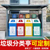 Suoling Garbage Sorting Pavilion Outdoor Street Steel Structure Customized Collection Community Recycling Station Rainproof Shed Community Drop-In Pavilion Customized Garbage Sorting Kiosk-Intentional Money