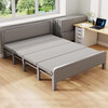 L&S folding sheet single bed office lunch break bed home companion bed hard bed BGC856 all gray 150cm