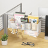 Baimuyuan office storage rack work station organization artifact desktop hanging basket hanging dormitory table top supply box black large paper towel style