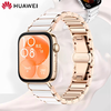 HUAWEI (HUAWEI) Fashion New Products Huawei Watch FIT3 Smart Sports Bluetooth Call New Watch Long Battery Life Monitoring Heart Rate NFC Access Control Payment Birthday 520 Valentine's Day Gift New Year's Limited Edition Moonlight White + Burgundy Rose Embossed Strap Flagship New Watch Fit 3