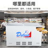 Dax WD/WG-231/281/321 liter freezer horizontal dual temperature refrigeration freezer supermarket beer beverage cabinet ice cream cabinet stainless steel water tank glass door refrigerator fish cabinet 231 liters - single temperature - all copper tubes - cryogenic quick freezing