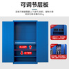 Huizhen heavy tool cabinet hardware parts workshop storage cabinet steel iron cabinet storage cabinet full blue HQ032 can be customized