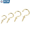 Guwanji 9-character hook cup hook self-tapping screw hook with hook screw nine-character hook sheep eye self-tapping screw light hook national standard 1-1/2 inch 100 pieces