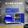 Kaiyuan four-draw back hanging pulley metal tool cabinet heavy-duty low cabinet hardware store workshop auto repair locker parts cabinet mobile tool cart KY-GJG08