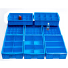 Plastic box grid box multi-grid storage box storage box screw storage partition tool parts box turnover box thickened Daejeon four grid 440*320*102 (thickened)