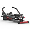 Alves rowing machine home self-weight suspended rowing machine indoor aerobic fitness equipment silent smart sculls rowing machine rowing machine red + floor mat + gloves