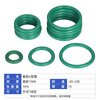 Jinggong (JINGGONG) fluorine rubber O-ring high temperature resistant sealing ring green o-type rubber gasket wire diameter 1.5/2/2.4/3.1-5mm outer diameter 6*1mm (20 pieces) fluorine rubber o-ring