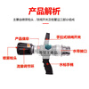 Firefighting multifunctional water gun head with adjustable DC spray recoilless water gun QLD6.0/8I 65/50/40 QLD7.0/16IV (950L) 65 type internal buckle