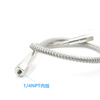 Stainless steel high pressure hose metal bellows NPT1/4 internal thread cylinder connection explosion-proof gas line pipe 0.5m