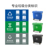 Ouyi ORYT large trash can large outdoor sanitation thickening property community environmental protection hotel clamshell medical waste classification garbage truck 1100L green