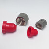 2VCR connector protective sleeve expanded plastic plug cover 1/4 male thread plug cover 1/4 male (10 pieces)