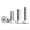 Jinchao 304 stainless steel external hexagonal hollow screw hollow bolt mask machine threading screw M6M8M10M12 M10*16 hole 5.2 mm (1 set) with nut