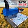 Huilide machine rice threshing machine household full-feed high-injection automatic straw discharge rice rapeseed threshing machine multi-functional high-injection threshing machine gasoline engine