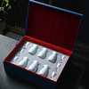 Xiongwochi high-end white wine cup set mutton fat jade porcelain wine set ceramic household wine divider Chinese style spirit cup gift box Yingqing wine set-6 pots 6 cups gift box