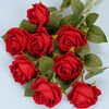 Flower Symbols Simulated Rose Wedding Bionic Flower Decoration Birthday Gift Bouquet Flower Arrangement Living Room Flannel Fake Flower Home Decoration Extra Large Rose Bright Red - Flower 10cm 1
