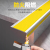 Zuoyou Zhonggong stair anti-slip strips, anti-slip mats, L-shaped PVC self-adhesive step anti-slip strips, kindergarten hospital step strips, floor edge protection, corner protection and anti-collision strips, orange and gray bottom