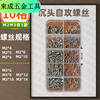 Shantou Lincun M2M3M4 self-tapping screws boxed mixed set pointed screw mixed set 8 grids 10 grids 15 grids 2 24 grids box + M2M3M4 (8 types each)