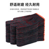 Maozheng 24 pairs of cotton labor protection gloves, 1.3kg floral thread cotton yarn, thickened, wear-resistant, non-slip for work, stain-resistant red, full weight