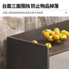 Jichen sideboard tea cabinet home kitchen storage cabinet light luxury living room storage cabinet wine cabinet multi-functional cabinet storage cabinet solid wood | door-to-door delivery two doors and one drawer dark gray + light gray 60*90