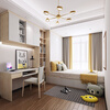 Sophia tatami bed, storage box, bed and wardrobe integrated, second bedroom study, teen room lift desk, bed cabinet customization, privilege deposit