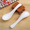 Shiyong melamine small spoon canteen restaurant hotel imitation porcelain plastic small spoon spoon 10 pieces SY-5006