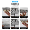 Shuangwei adapts to boss range hood filter, disposable smoke hood, thickened encrypted oil filter, oil cup and oil coaster, 5 pieces set YYan-LB filter 10 short style