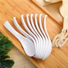Shiyong melamine small spoon canteen restaurant hotel imitation porcelain plastic small spoon spoon 10 pieces SY-5006