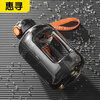 Huixun Jingdong's own brand large-capacity plastic water cup sports fitness kettle outdoor ton bucket matte black 1.2L