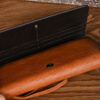 Orpheus Original Retro Clutch Handmade Long Clip Long Women's Wallet Genuine Leather New Cowhide Wallet Women's Mobile Phone Bag Women Brown