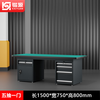 Kaiyuan five drawers and one door single table 1500*750*800mm anti-static heavy-duty workbench fitter's bench industrial assembly line tool table multi-functional maintenance tool table experimental operating table