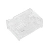 Yabo Intelligent Raspberry Pi 5th generation Pi5 transparent acrylic shell can be installed with PWM speed-adjustable fan radiator camera protection Pi5 acrylic shell (with active radiator)