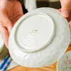 Mino Yaki Japan imported household ceramic bowl set simple dinner plate Japanese tableware fruit plate dish 10-piece set