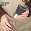 MONDINO hand-cranked bean grinder small portable coffee bean grinder coffee powder manual grinding hand-cranked glass bean grinder