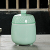 Su's ceramic celadon wine set, wine warmer, white wine cup, three-legged wine warmer, exquisite gift box
