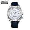 CITIZEN watch men's Japanese and Korean watch light kinetic energy radio wave white belt business New Year gift CB0270-10A