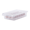 Shuangshan Refrigerator Egg Storage Box 18-hole Plastic Egg Tray with Cover Kitchen Storage Box Food Storage Box Egg Storage-1 (Length 34 Width 22.5 Height 8cm)