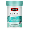 Swisse Children's Fish Oil DHA+EPA Fish Oil Capsules 2 years old to 12 years old, no fishy smell, care for eye and brain health, imported from Australia, eye and brain development, children's dha 60 capsules * 1 bottle