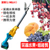 Jiehong's new brushless gardening lithium-ion rechargeable electric shears for pruning branches, pruning shears, fruit tree shears, electric agricultural tools, pruning shears/fruit picking shears + carrying battery for longer lasting
