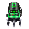 Infrared level meter, green light level meter, laser 2 lines, 3 lines, 5 lines, blue light high-precision automatic leveling meter, green light 2 lines + single lithium battery (random appearance)