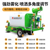 Wen Yijia New Energy Electric Three-wheel Fog Cannon Sprinkler Truck Multifunctional High-pressure Cleaning Truck for Construction Site Small Sanitation Green 1.0 m3 Electric Three-in-One Ordinary Battery
